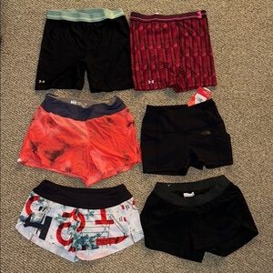Assorted Athletic Shorts Collection - REI, North Face, Columbia, Under Armour